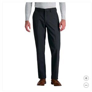 NWT Haggar Men's Flex Dress Pant --Dark Grey-- 32 X 32